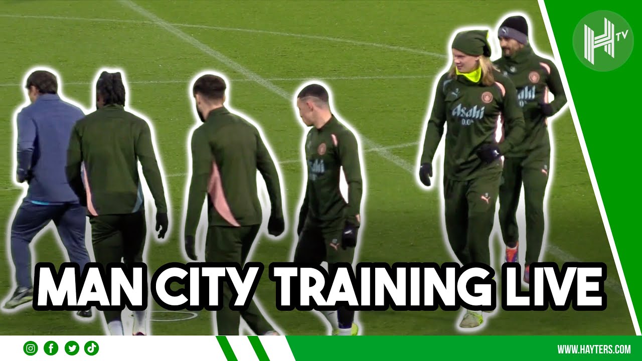 LIVE | Manchester City open training