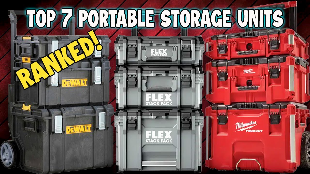 BEST Portable Tool Storage systems (RANKED) WATCH BEFORE YOU BUY!