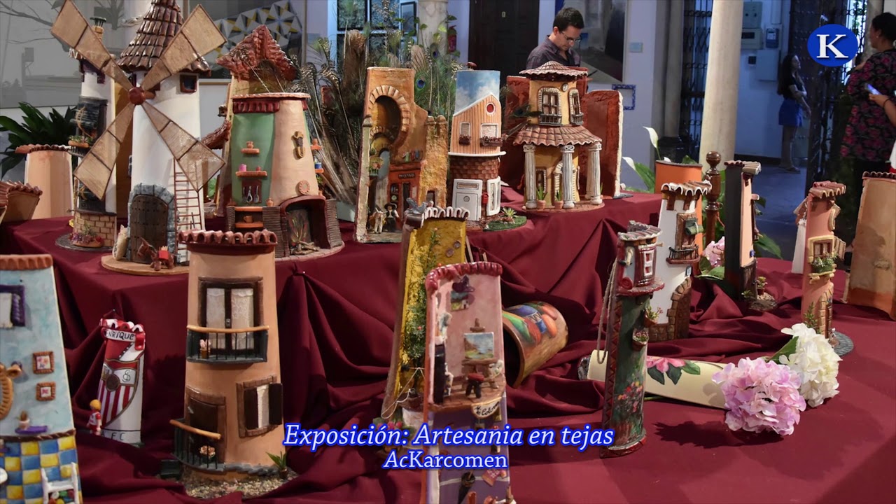 Exposicion: Artesania en tejas - Exposition crafts roof tiles - Carmona