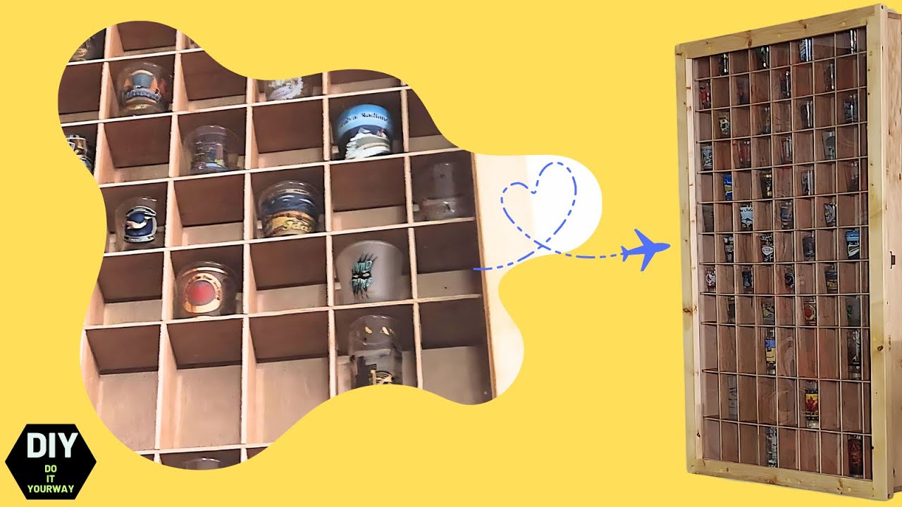 Shot Glass Display Case - How You Can Make One
