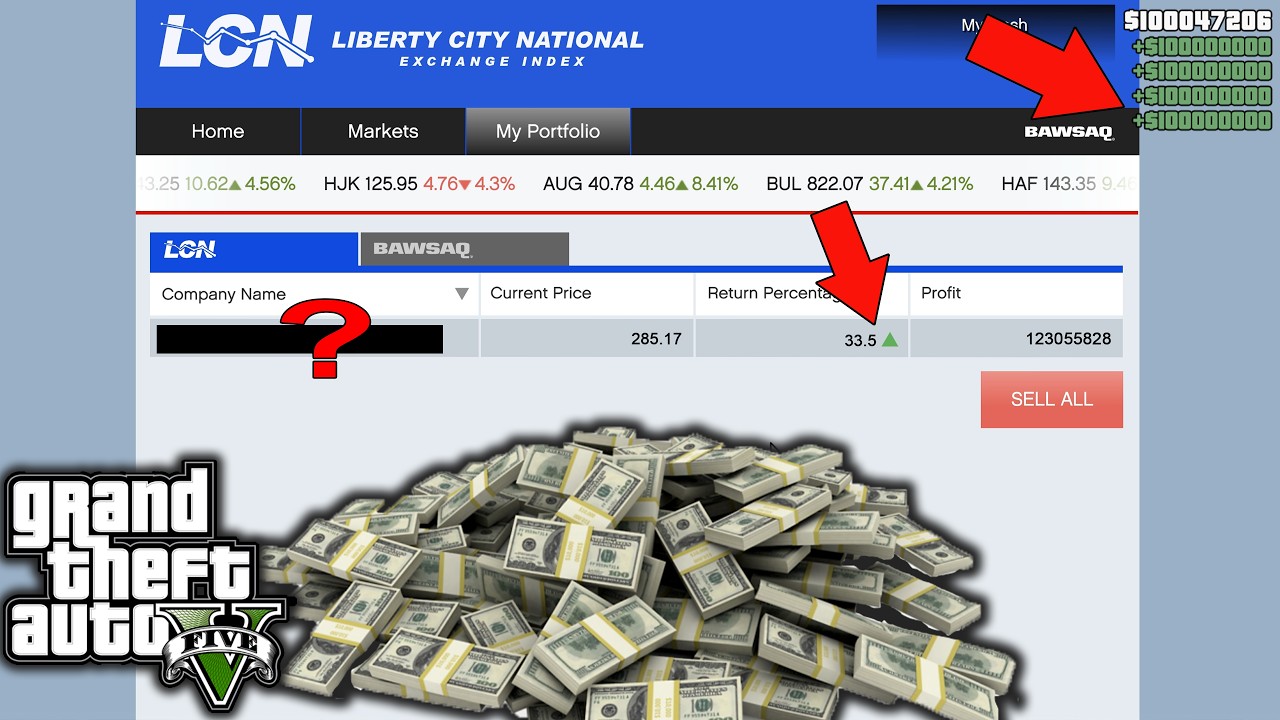 GTA 5 - Story Mode Money Glitch (Infinite Money)