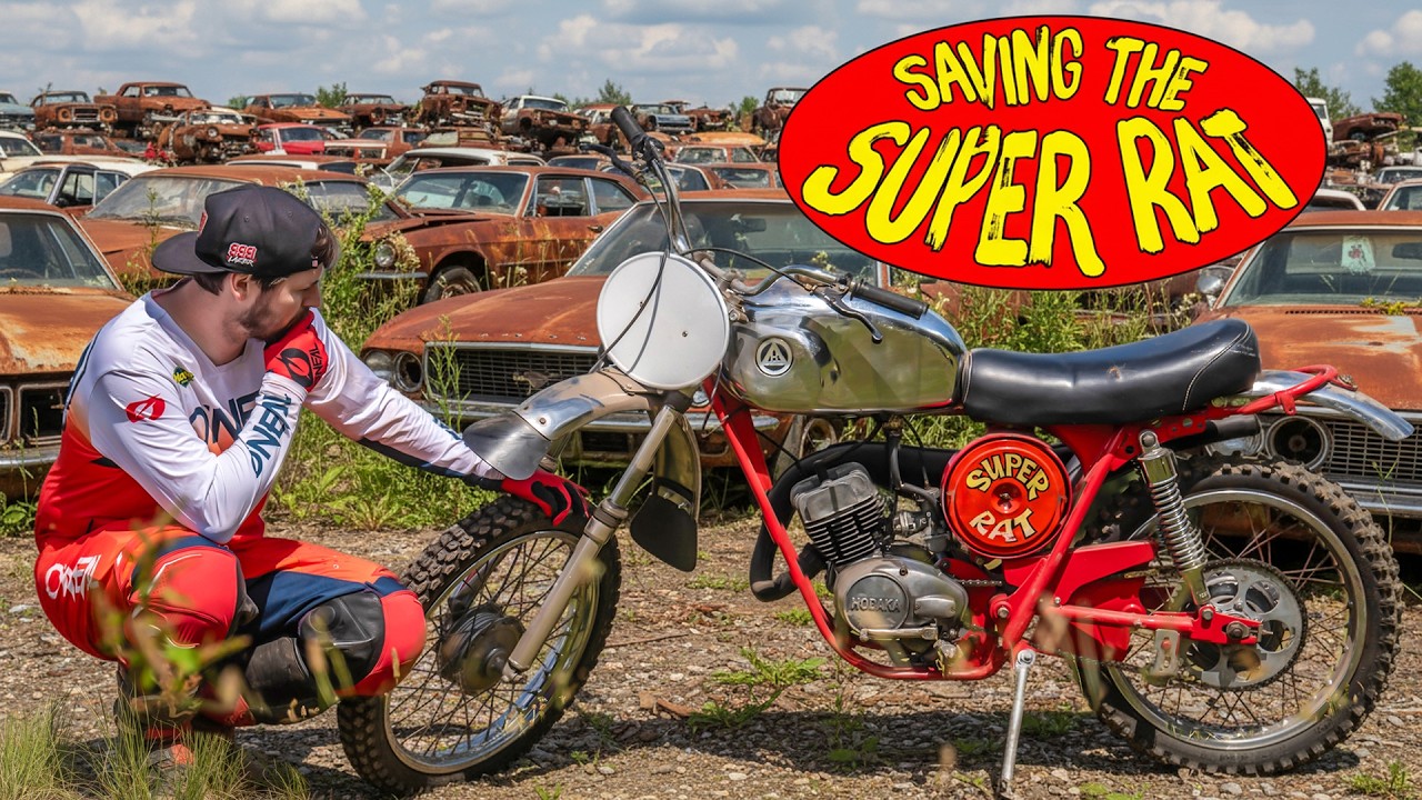 Rescuing a Super Rare 50-Year-Old Dirt Bike!