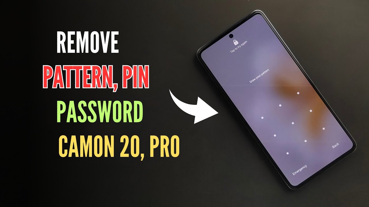 Tecno Camon 20, Pro Hard Reset | Remove Pattern, Pin, Password | Frp Baypas |