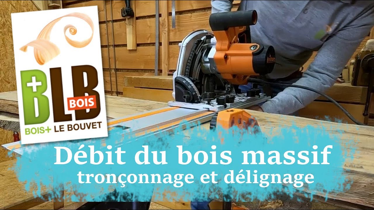 Le débit du bois massif : tronçonnage et délignage