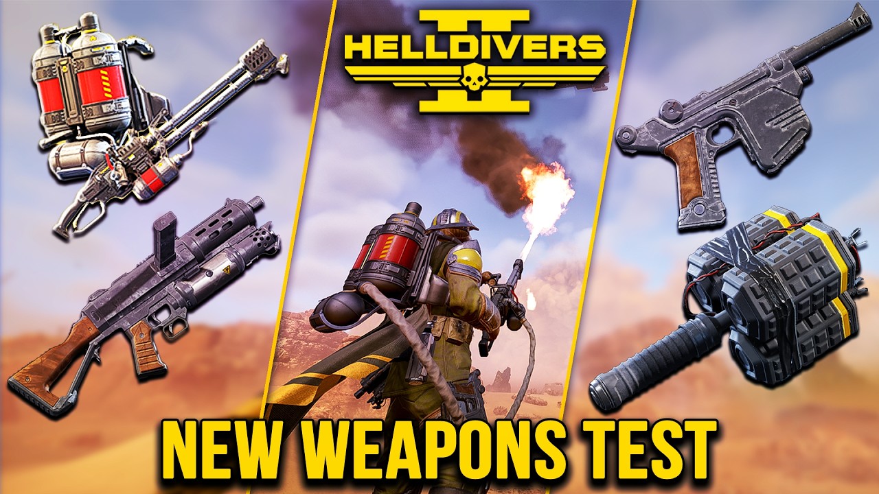 Entrenched Division – All New Weapons Showcase | Helldivers 2