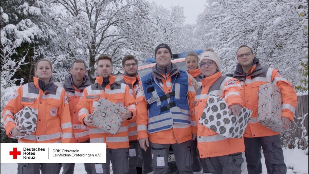 Ho ho ho - Schlittenunfall am Kreisverkehr Leinfelden | DRK Ortsverein Leinfelden-Echterdingen e.V.