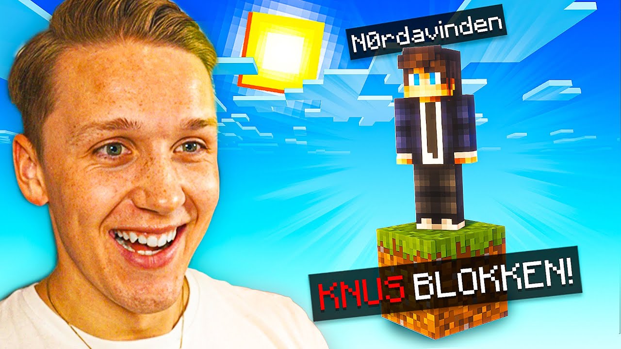 Norsk Minecraft: Overlever på kun én blokk 🌍 OneBlock #1
