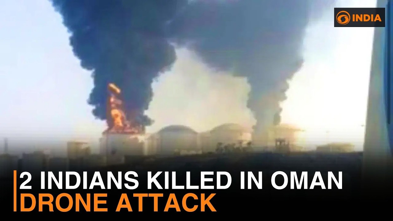2 Indian nationals killed in Iranian drone strike on Oman's Sohar city | DD India News Hour
