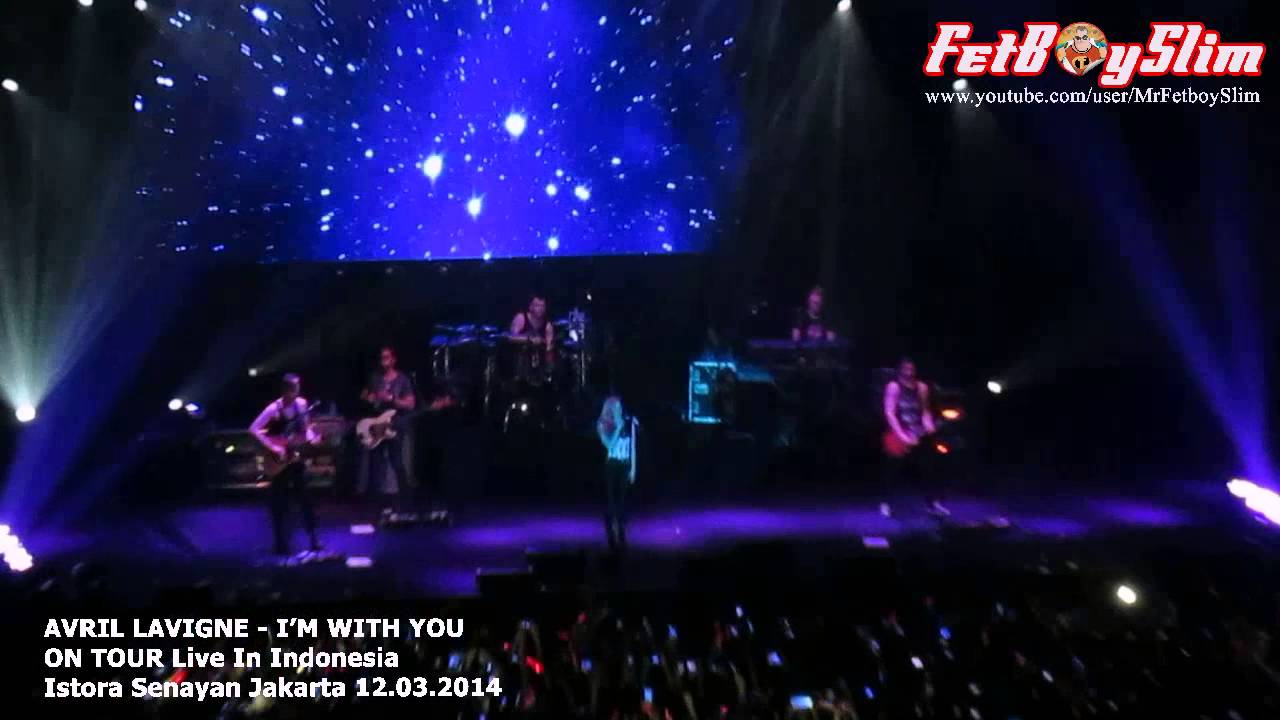 AVRIL LAVIGNE - I'M WITH YOU ( Climax ) Live in Jakarta, Indonesia 2014