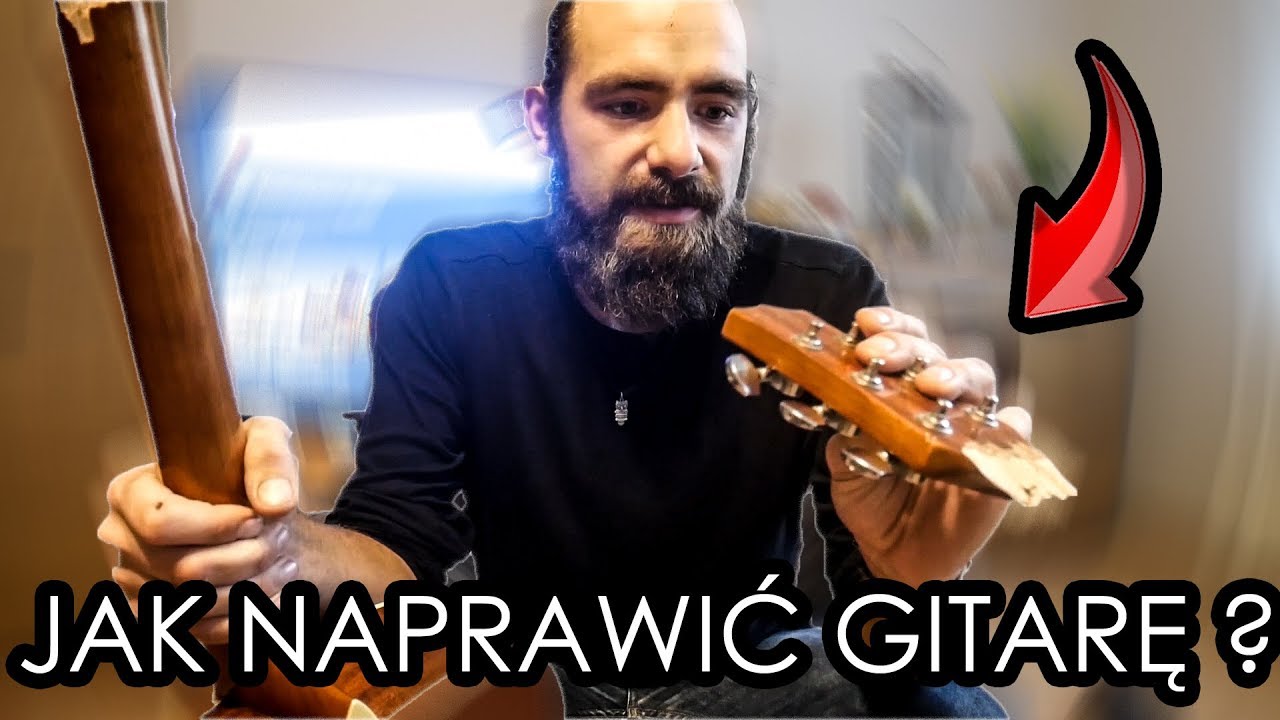 Jak naprawić gitarę - Urwana główka #vlog 27