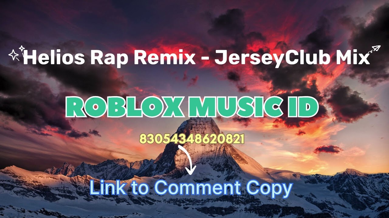 Helios Rap Remix ROBLOX ID CODE  (Jersey Club Mix) - Uma Musume