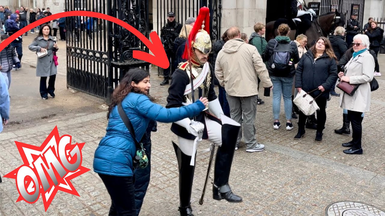 She Actually Tries To Hold His Sword!