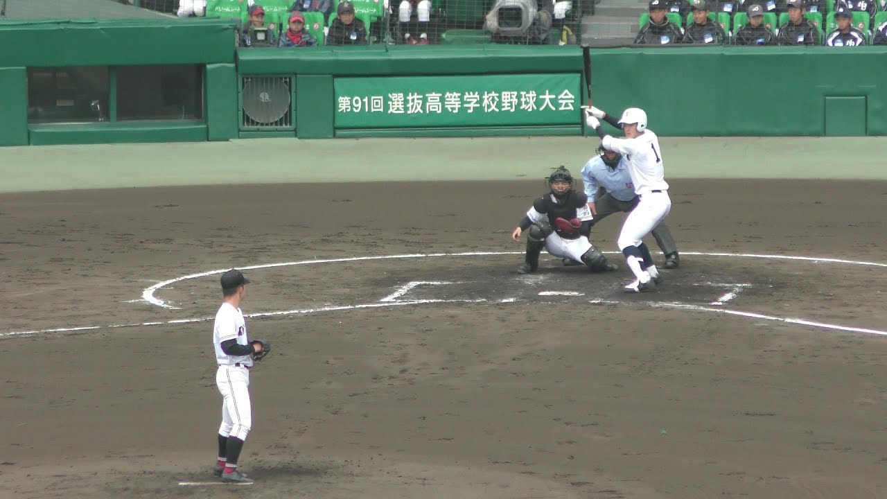 ≪選抜≫甲子園(2019)　東邦　石川選手(3年)　ホームラン