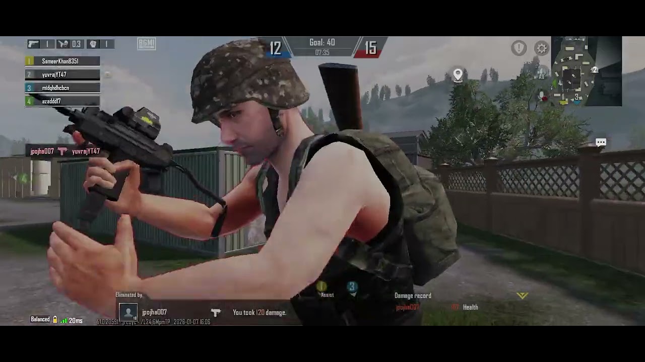 I playing a pubg first time in mobile 😁😁
