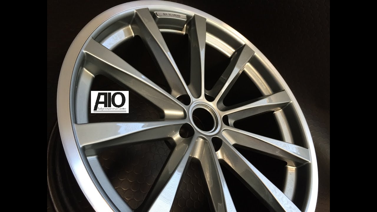 Felge RH ALURAD GT 21 Zoll Anthrazit Hochglanzgedrehtes Horn 10,5Jx21 aio