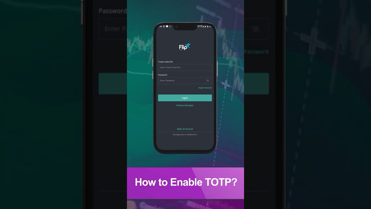 How to enable TOTP in your Flip account? | TOTP | Geojit FLIP | Trading App