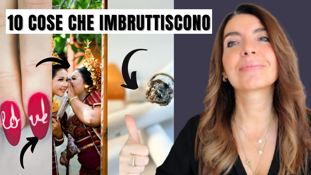 10 ERRORI CHE IMBRUTTISCONO: 10 piccole abitudini da evitare per essere più belle a ogni età