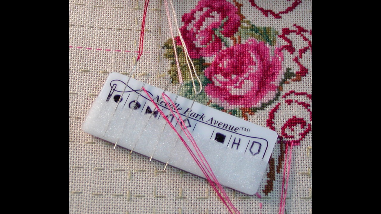 Needle Park Avenue - a unique Needle Minder for Stitchers
