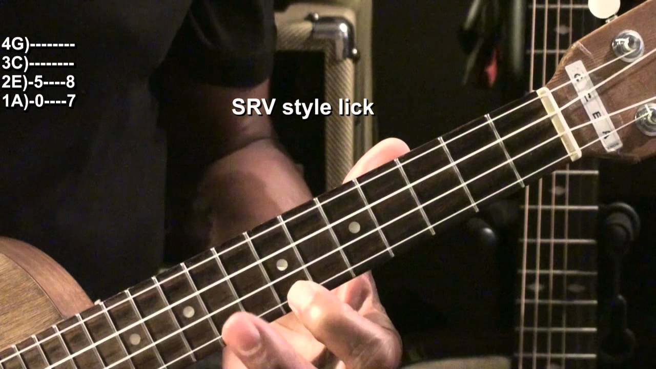How To Play Blues Solo On Ukulele In A Lesson #6 Tutorial @EricBlackmonGuitar