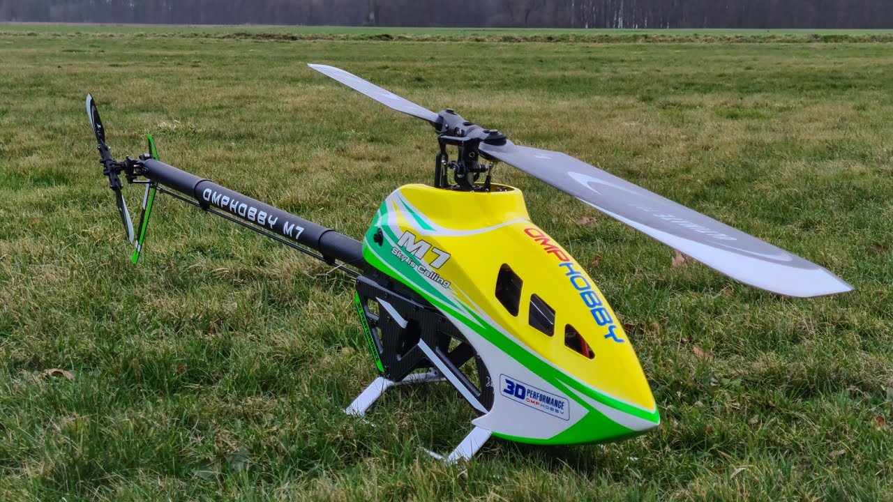 OMPHOBBY M7 // brand new high performance helicopter