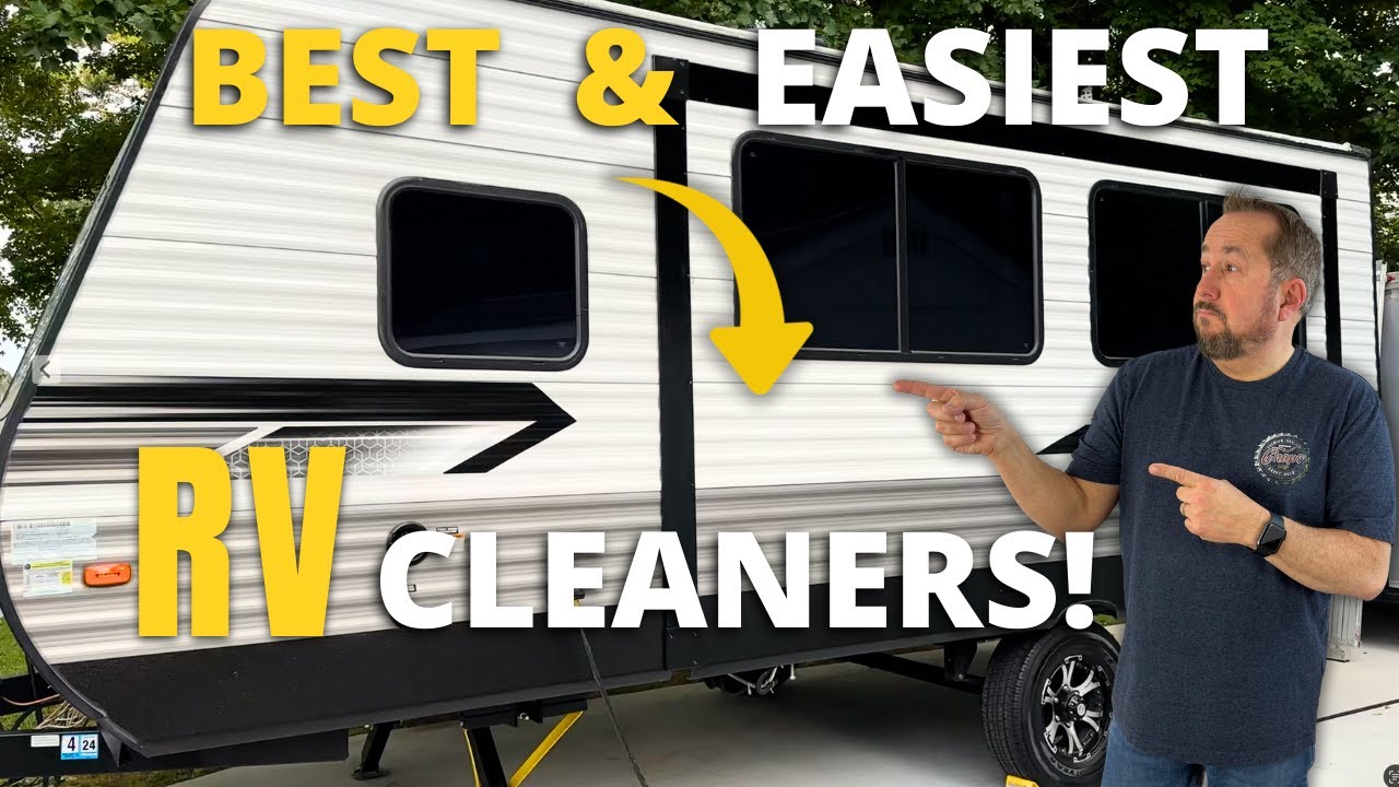 RV Cleaning that's QUICK, EASY and EFFECTIVE! | Remove Stubborn Black Streaks.