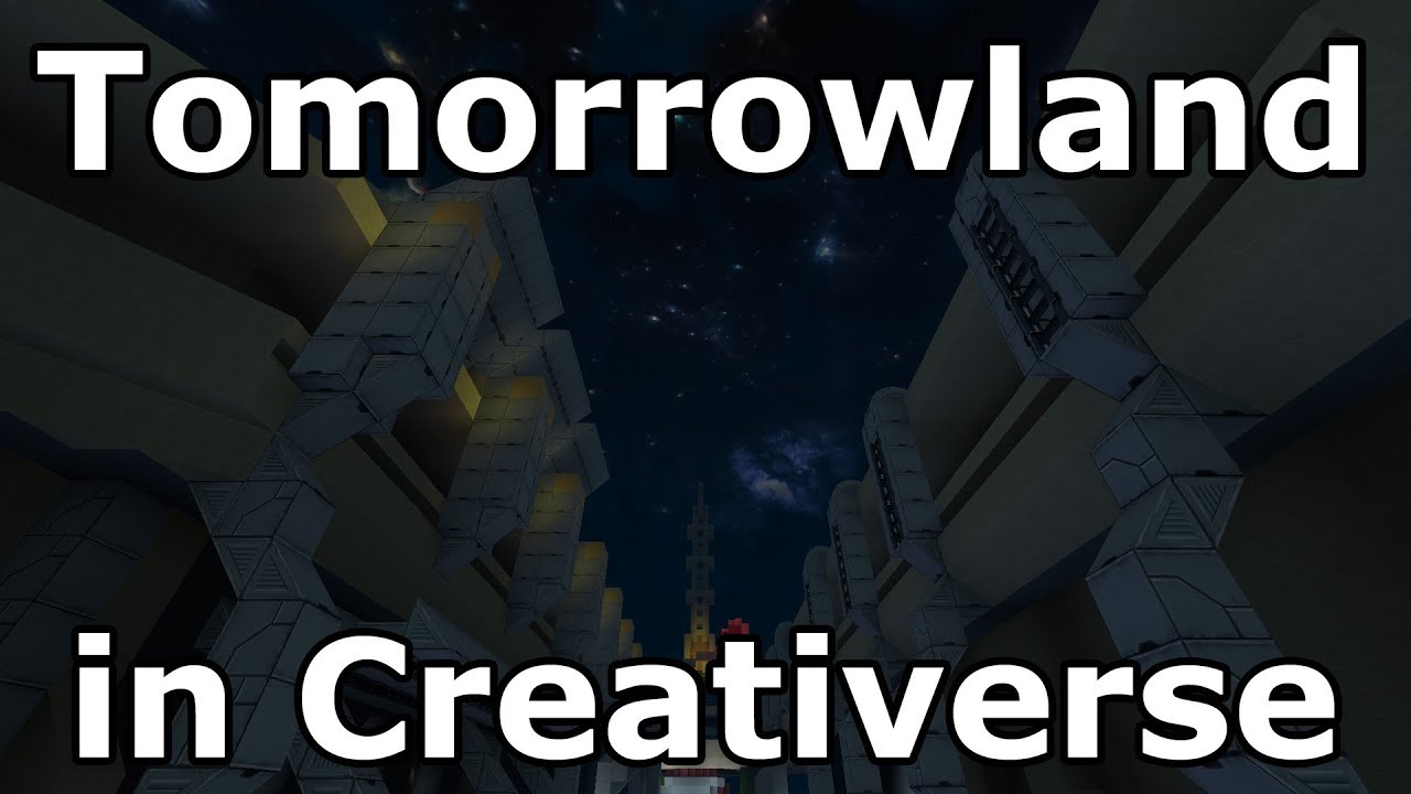 TOMORROWLAND IN CREATIVERSE! - Creativerse Adventure - Creativerse DISNEYLAND?!?