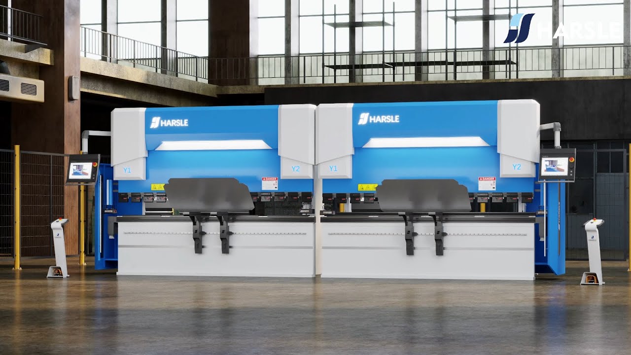How Does HARSLE SyncBend Tandem Press Brake Machine Work