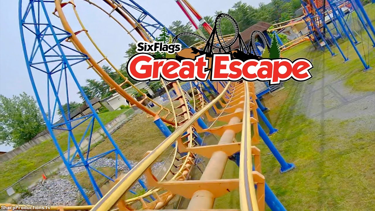 Steamin' Demon POV at Six Flags Great Escape