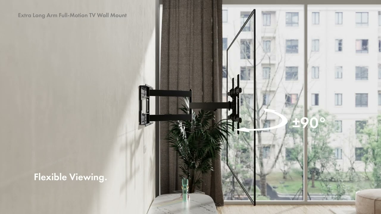 VonHaus 40-80 inch Full Motion TV Wall Mount