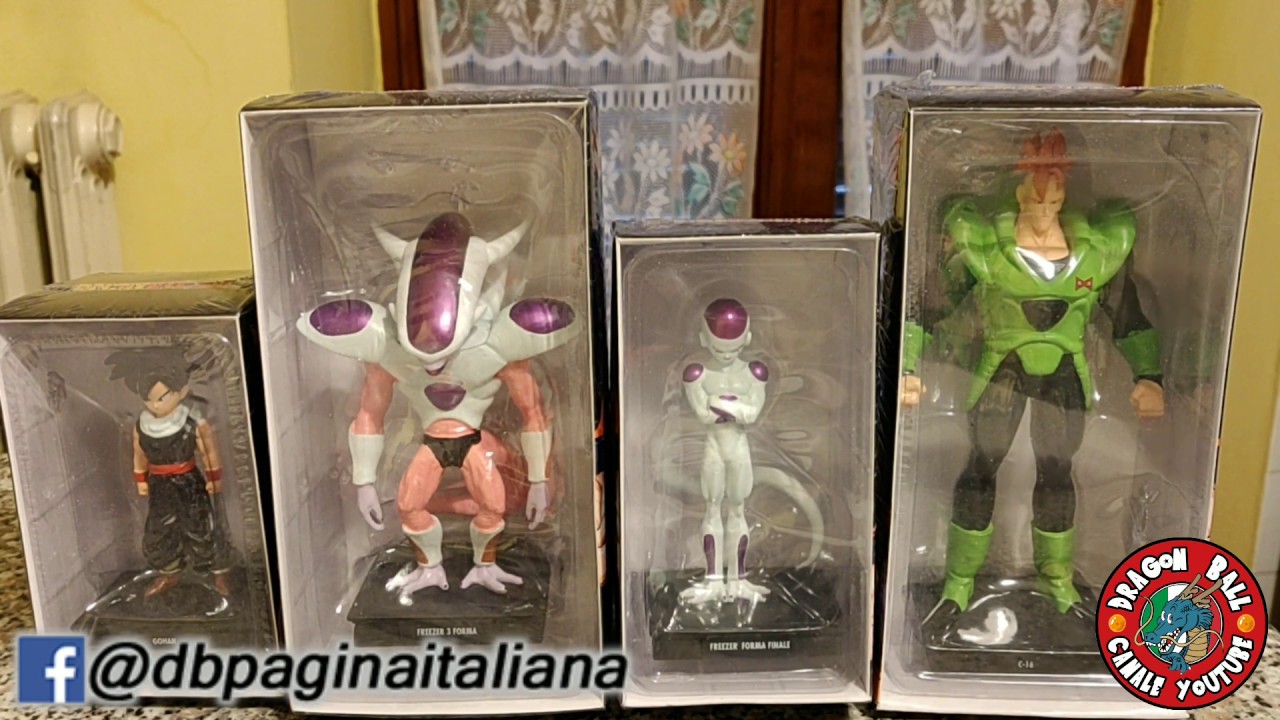 Dragon Ball Z Collezione Statuine 3D -USCITE 5, 7, 8, 10- Gohan, Freezer, C16 (Corriere dello Sport)