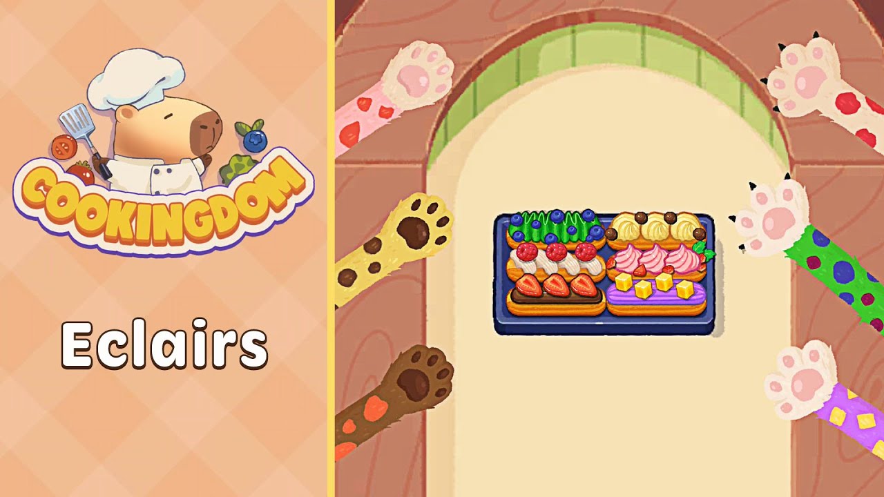 Cookingdom Level 131 Eclairs | Puzzle Solved! 🎯