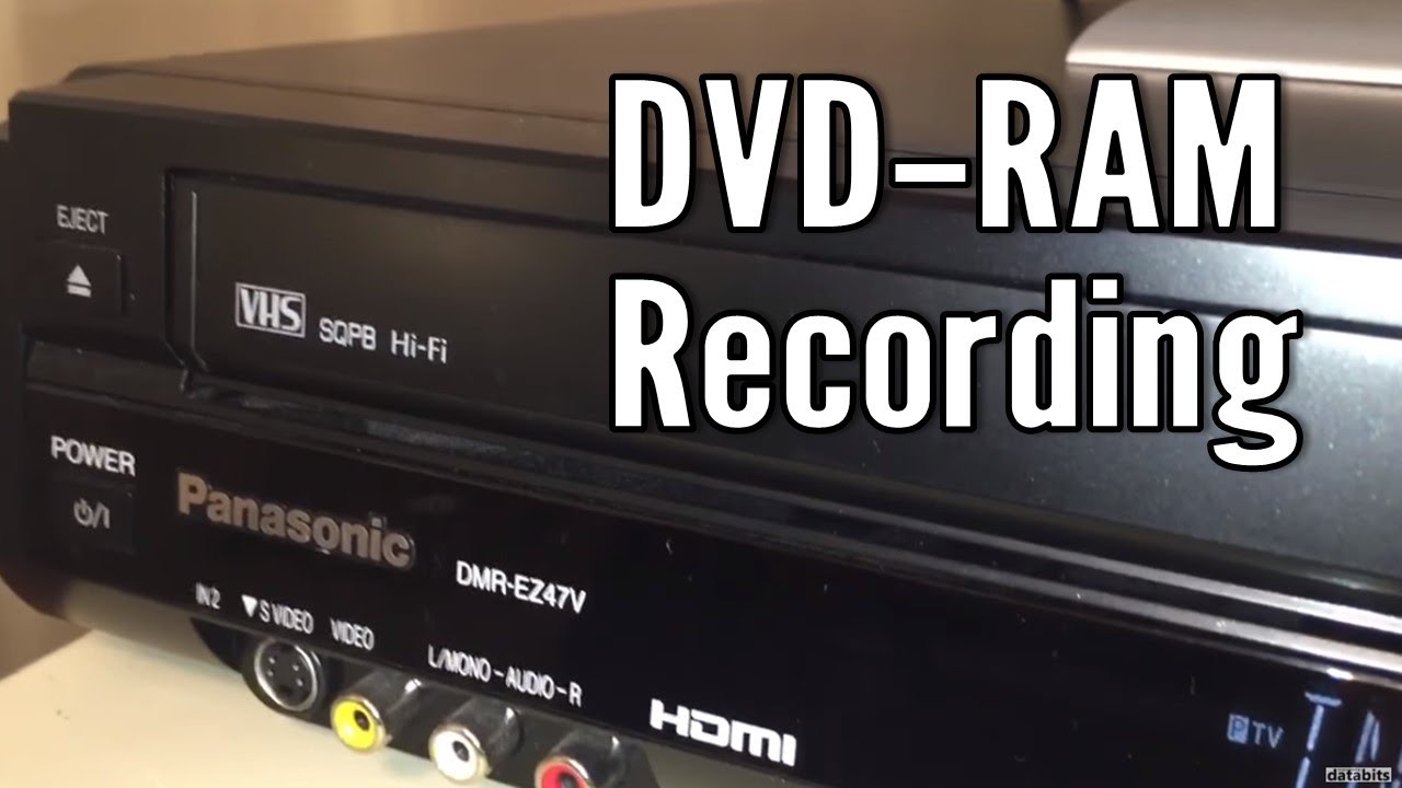 Винтажный видеодублированный DVD-RAM Panasonic DMR-EZ47V