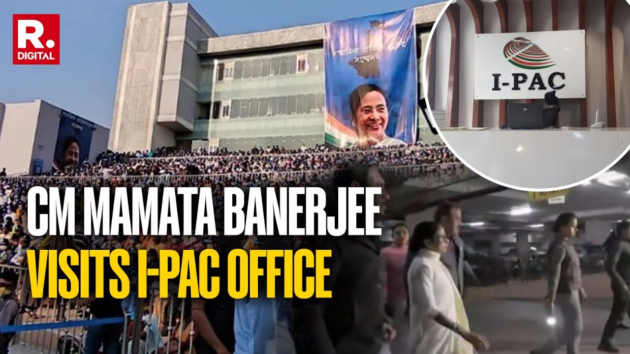 LIVE: Mamata Banerjee Visits I-PAC Office Amid ED Raids in Kolkata | Political Showdown Begins