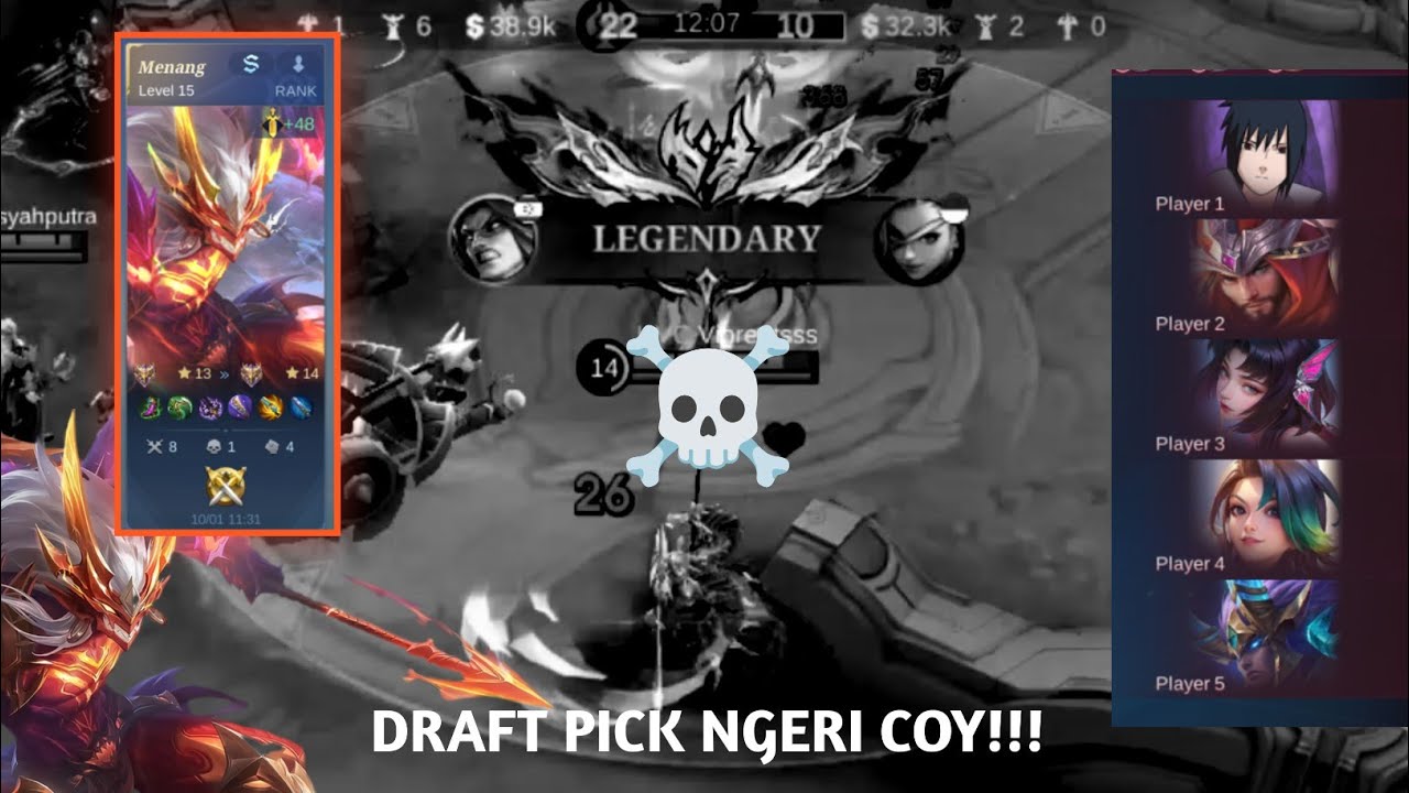 DRAFT PICK MUSUH GA MAEN MAEN!!!☠️