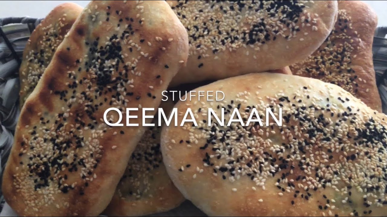 Stuffed Qeema Naan (stuffed meat bread)
