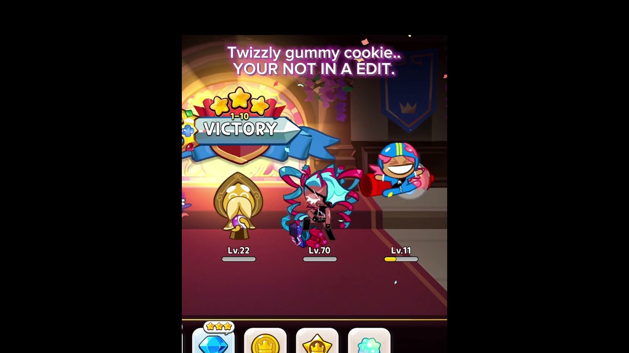 TWIZZLY GUMMY COOKIE UR NOT IN AN EDIT or.. is she&hellip;#cookierunkingdom