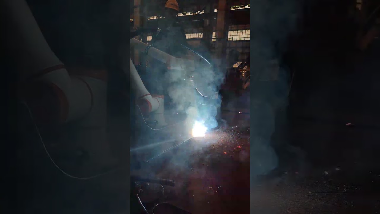 Revolutionizing Shipbuilding:  Welding with Collaborative Robots in Block Assembly #weldingcobot