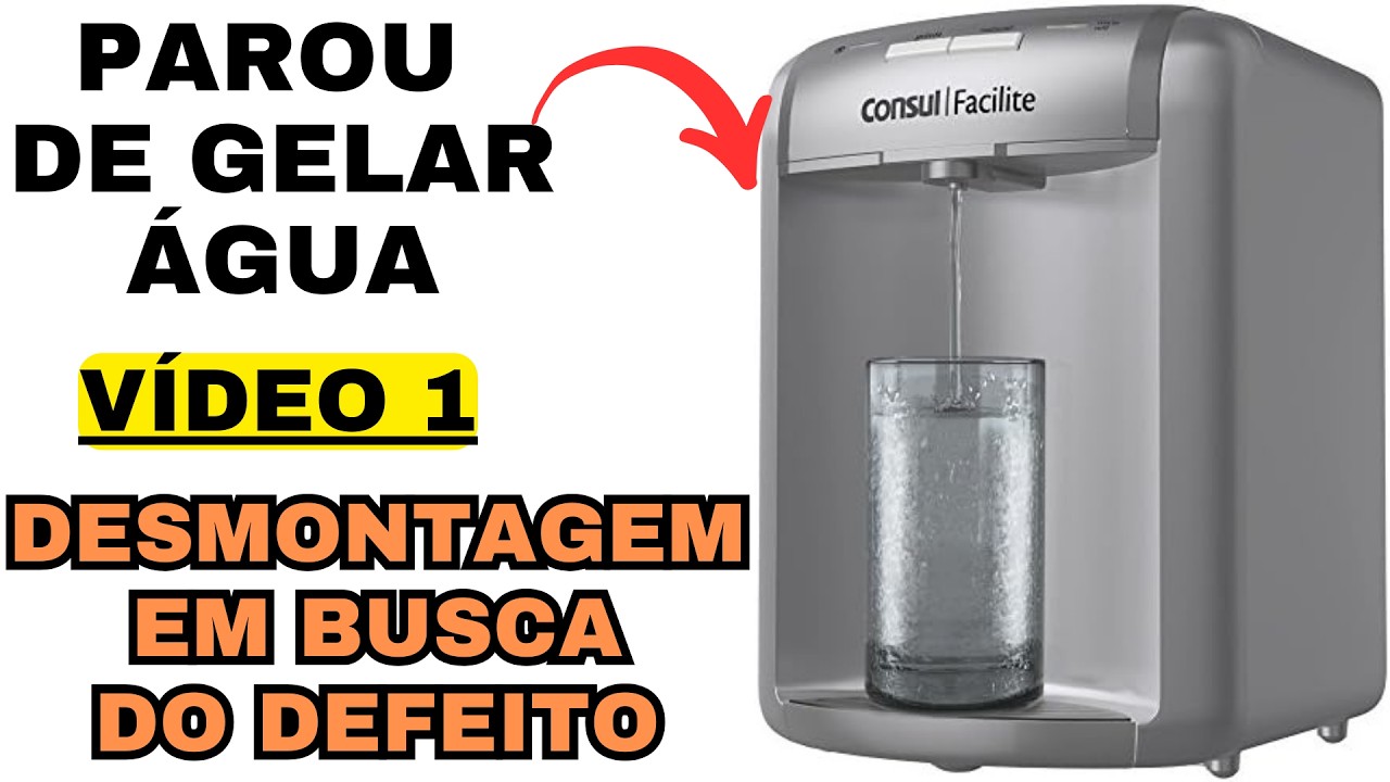 purificador de água cônsul facilite não gela!(VÍDEO 1) Desmontagem em busca desse frequente defeito