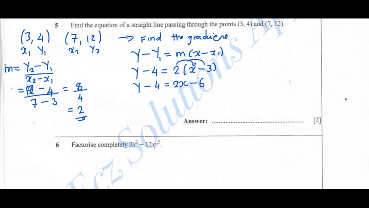 Maths paper 1 2021 internal
