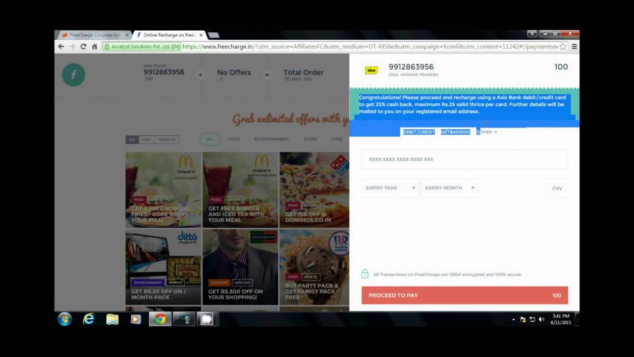 FreeCharge Coupons At CouponKoz.in!
