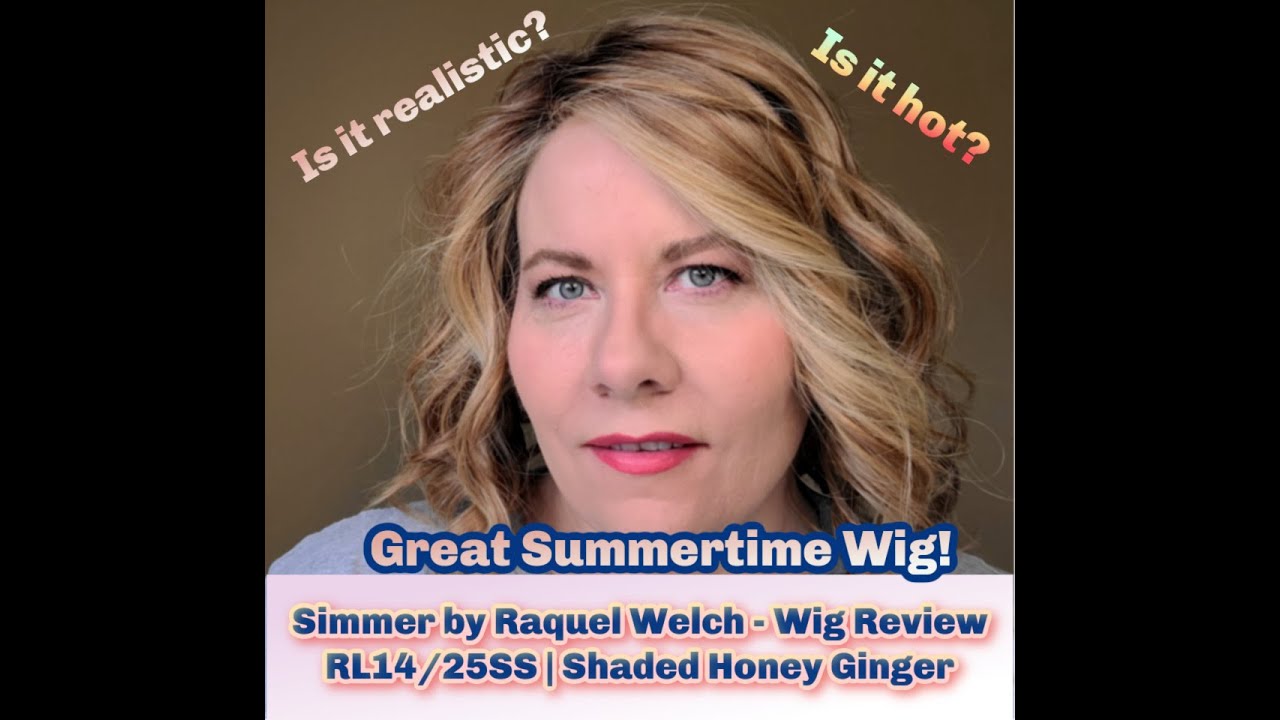 Honest Wig Review Simmer Wig by Raquel Welch |  Does it Look Real? | RL14/25SS - Shaded Honey Ginger