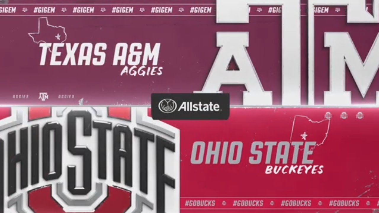 EA sports College Football 26 (CFP quarterfinals) #8 Texas A&M at #1 Ohio State simulation.