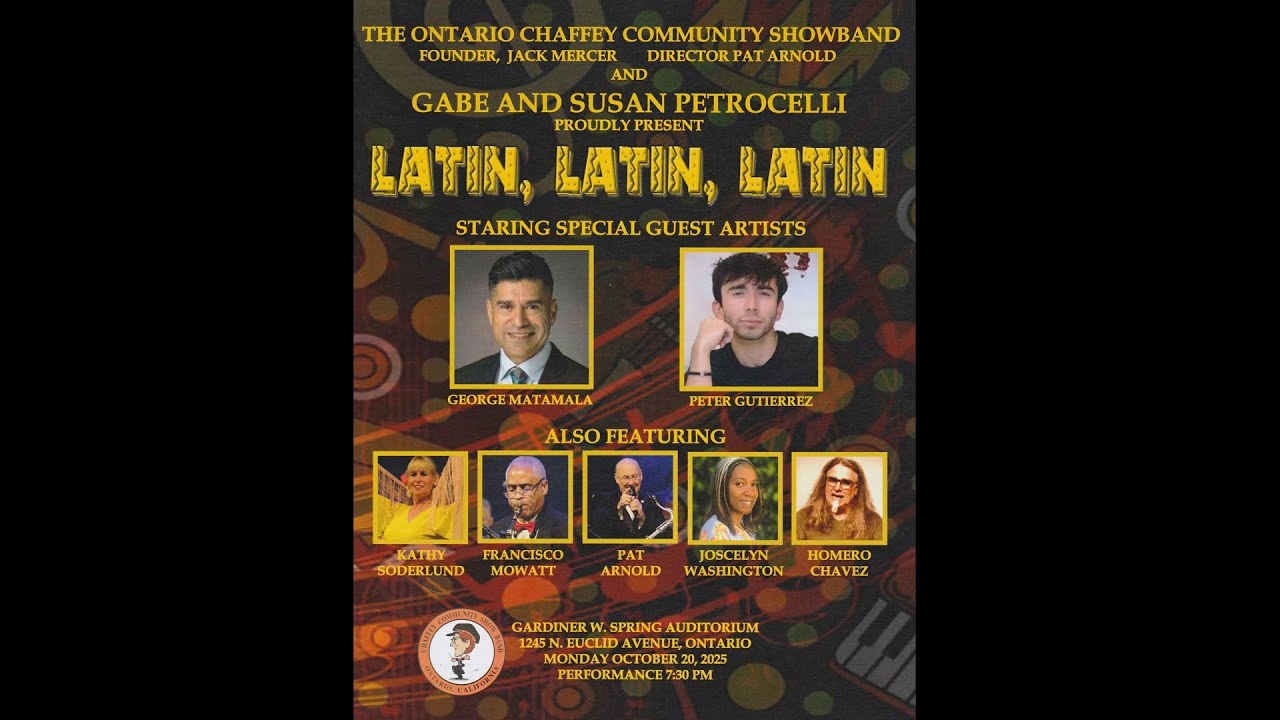 Ontario Chaffey Community Show Band - Latin Latin Latin