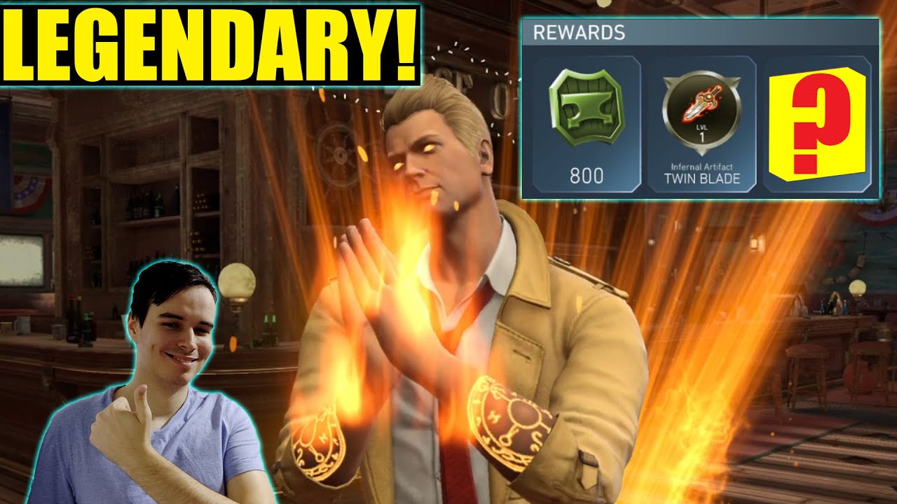 Heroic 7 Boss Constantine Gives Me Legendary Reward Injustice 2 Mobile
