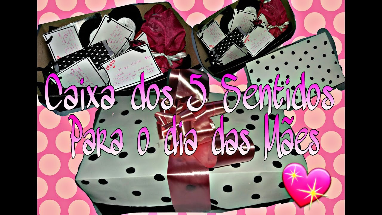 Presente Criativo Para o Dia Das Mães/ CAIXA DOS 5 SENTIDOS
