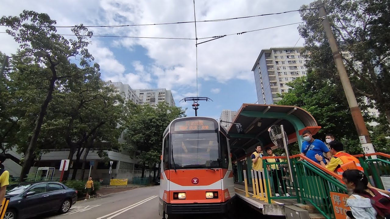[本班為復古506線列車前往友愛]LRT輕鐵506P線(復古版506線)(屯門碼頭Tuen Mun Ferry Pier-友愛Yau Oi)(原速)