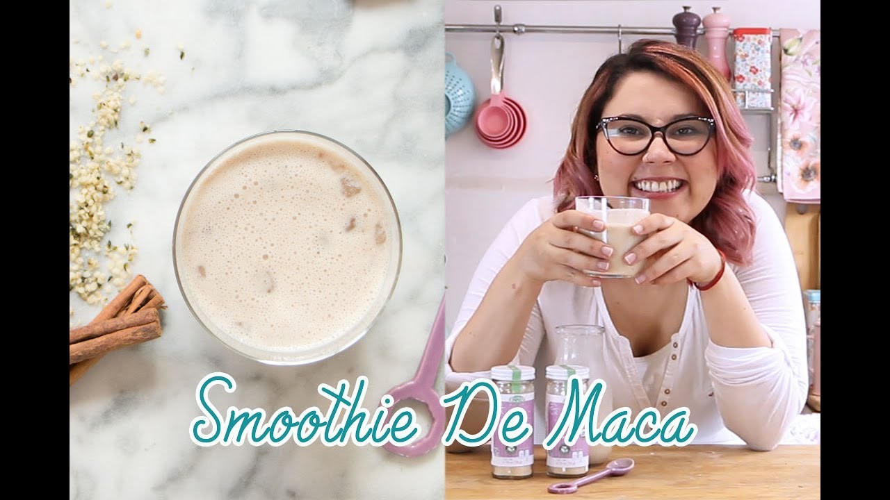 Smoothie de Apapachador de Maca y Canela| Chokolat Pimienta ♥