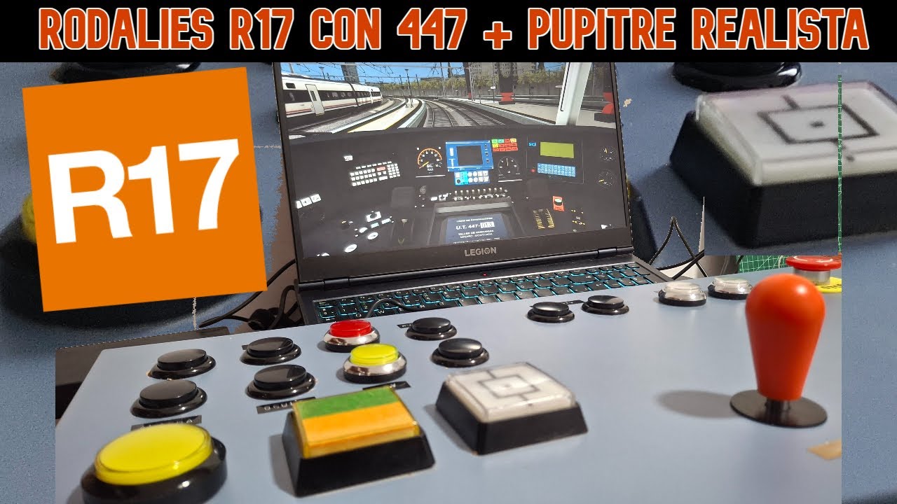 Train Simulator - conduciendo la 447 con pupitre realista en el servicio regional cadenciado R17