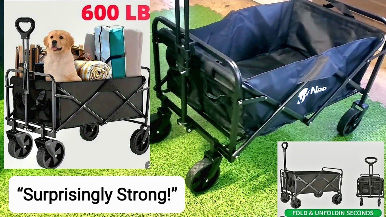 Quick Test & Review: Heavy-Duty Foldable Utility Wagon Cart Multi-Purpose