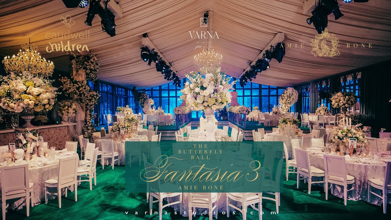 Charity Fantasia 3 Butterfly ball film at The Dairy Waddesdon